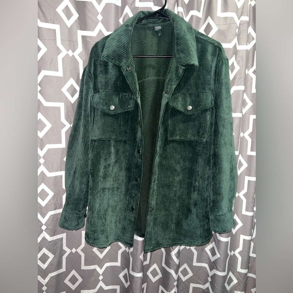 Corduroy shacket